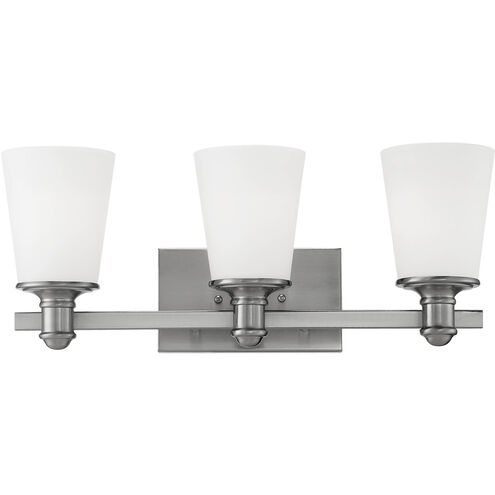 Cimmaron 3 Light 20 inch Satin Nickel Vanity Light Wall Light